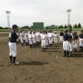 小学生野球教室　in 東野球場